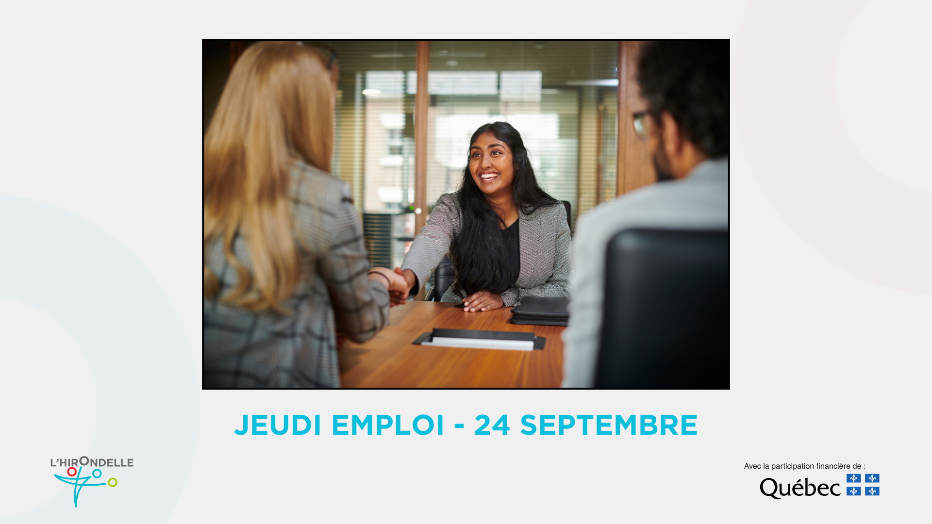 Jeudi emploi 24 septembre